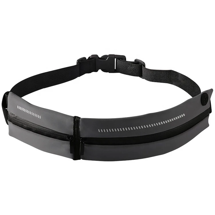 

Cell phone sport band fanny pack running dual pocket music belt waist bag durable pocket sport waist belt bag