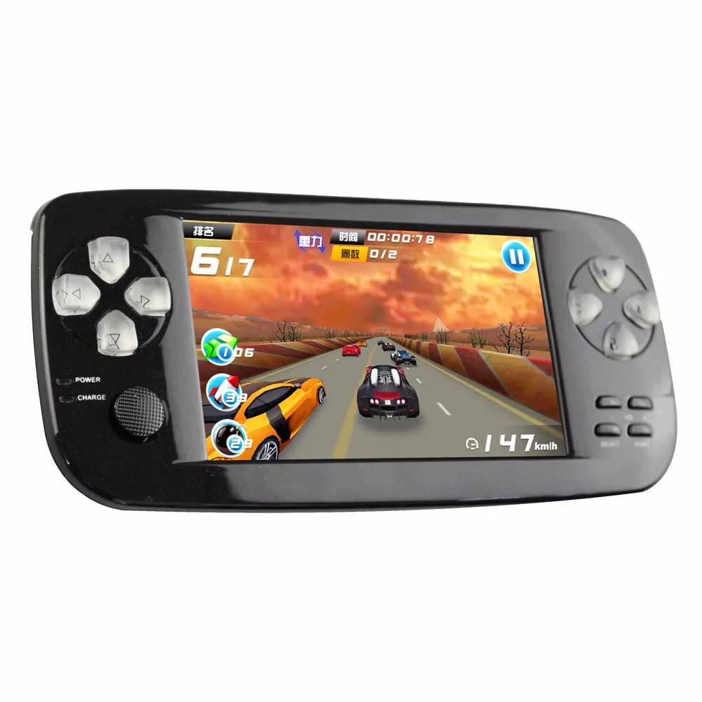 

Palmtop Intelligence Old-fashioned PAP Retro Handheld Game Player, White ,black, blue