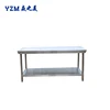 Restaurant Kitchen Equipment stainless steel folding work table with top shelf