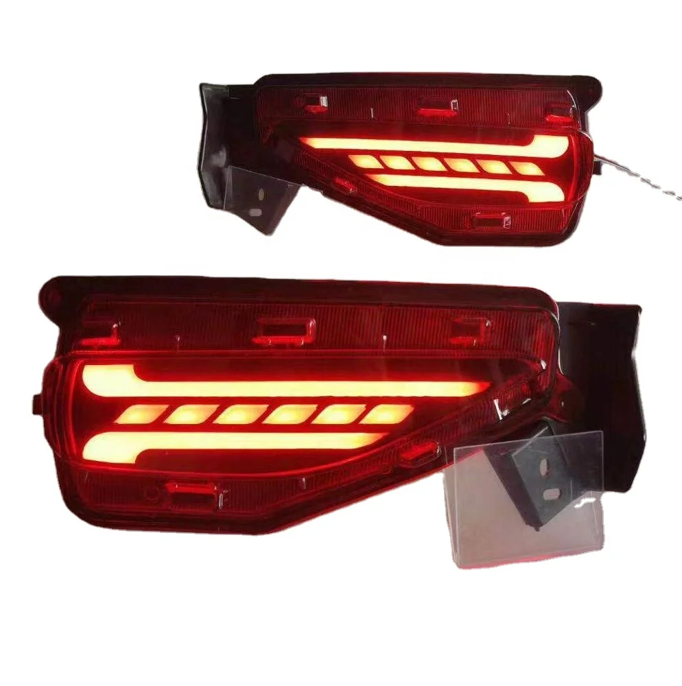 

New design rear bumper lamp reflector turn signal light for fortuner tail light, Yellow, white