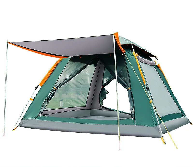 

2021 new arrivals 3- 4 persons waterproof family fully automatic high quality waterproof outdoor camping tents