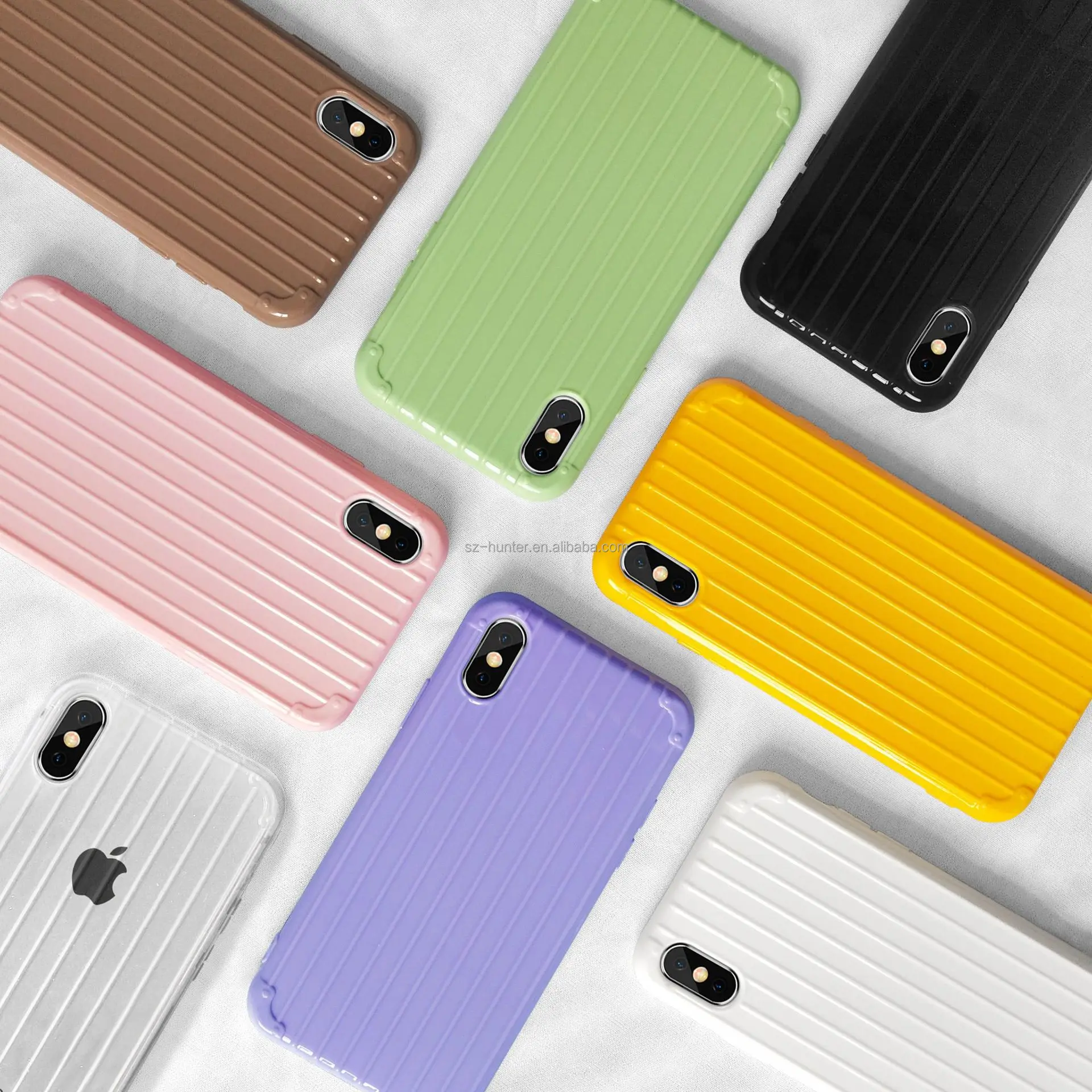 

For Iphone 12 Pro Solo Color TPU Phone Case Printing Pattern Suitcase Phone Case Custom Mobile Phone Case, Blue, green, purple, black, red, silver, midnight green