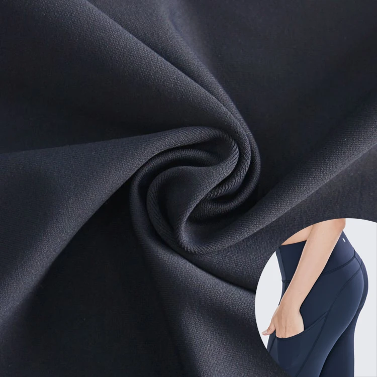 4 Way Stretch Warp Knit Breathable Polyester Spandex Dry Fit Sportswear Yoga Fabric