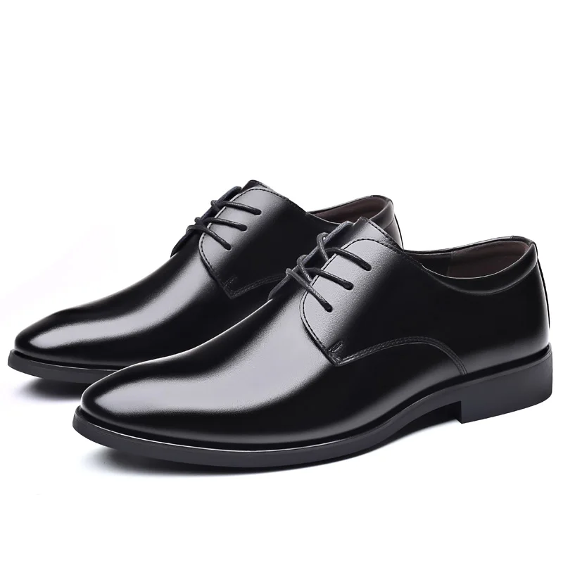 

New Black Brown Men Leather Shoes Male Formal shoes men, Optional