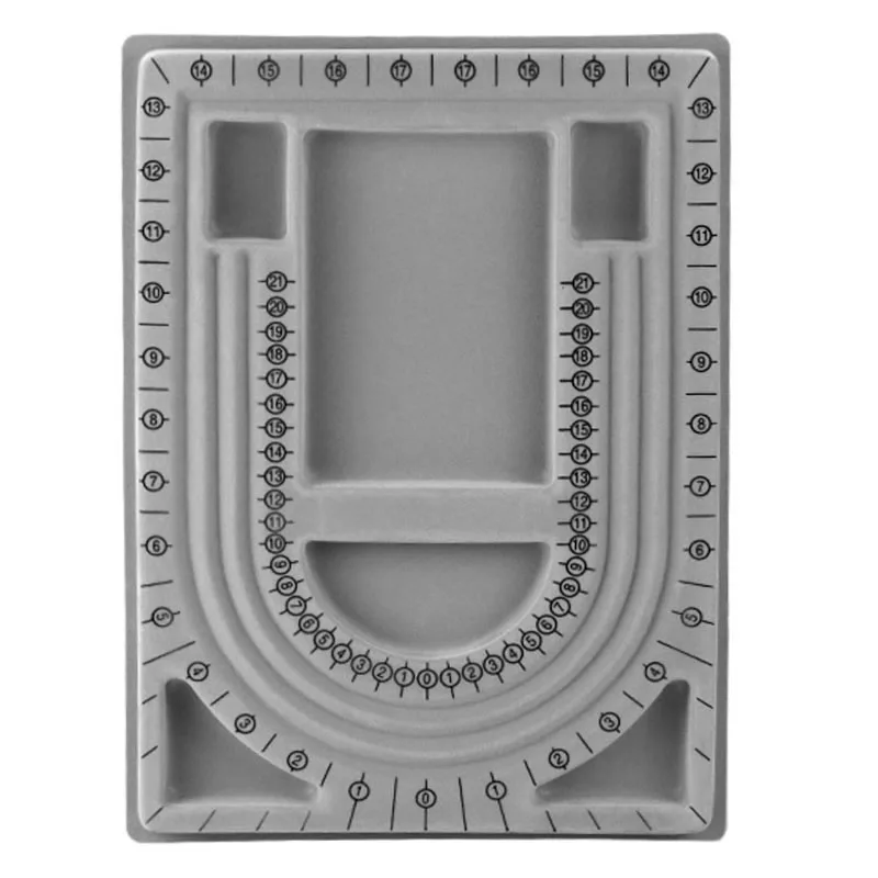 

XuQian Plastic Design Board Rectangle Design Beading Board For Measure Necklace Size