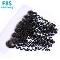 

FBS Top Quality Virgin Cuticle Aligned Hair Super Fine deep wave Swiss Lace HD Lace13x4 13x6 Frontal with Baby Hair