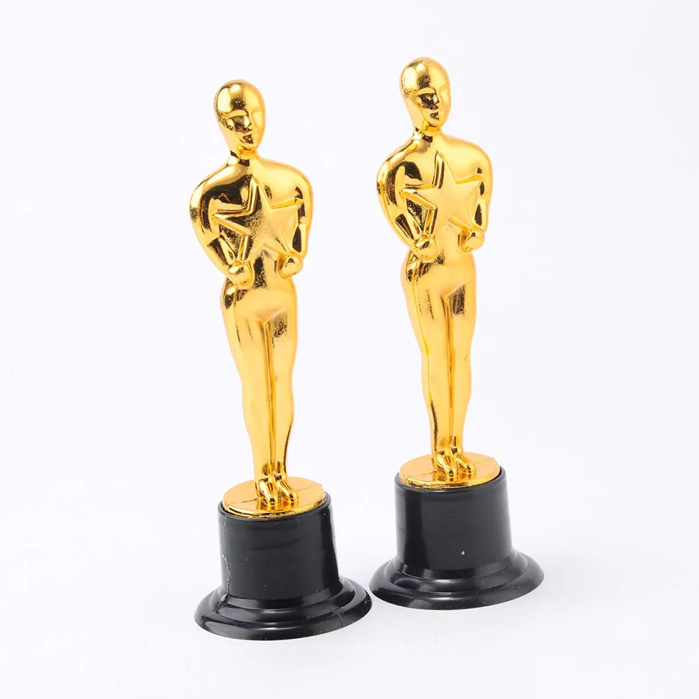 Shenzhen Factory Sale Stock Trophies And Awards Plastic Oscar Statue