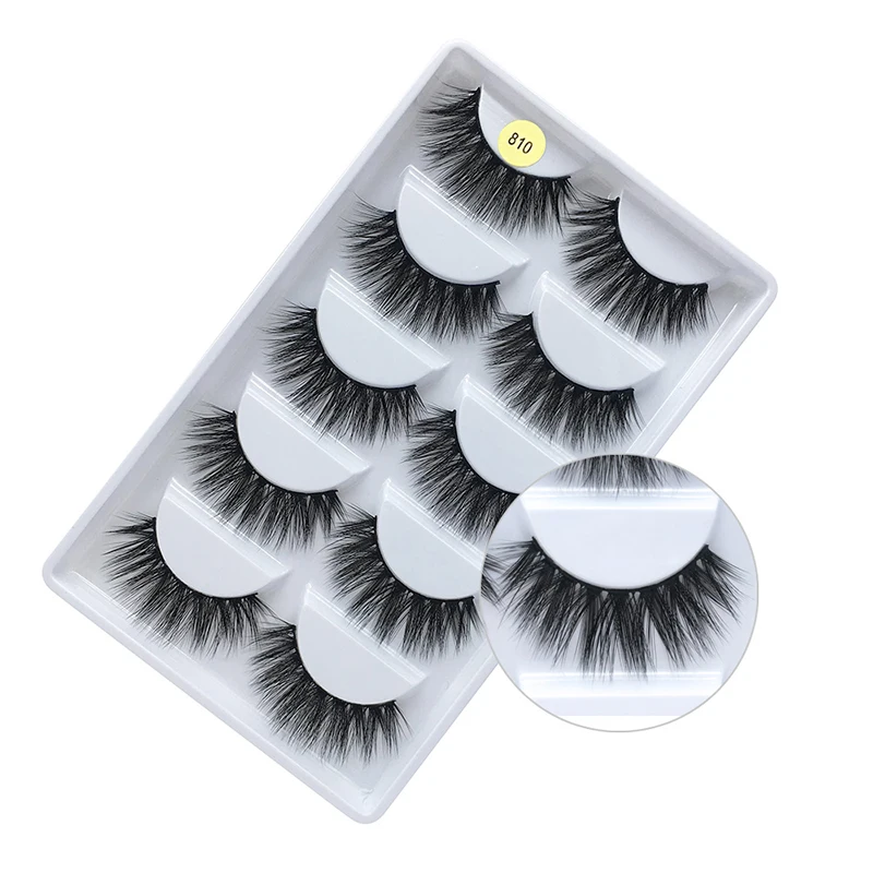 

3d faux mink eyelash custom lash box 11 models mix eyelashes style natural looking faux mink eyelashes, Natural black