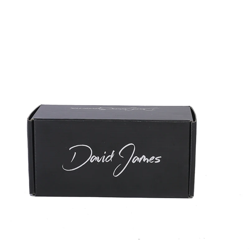 

Premium Matte Lamination Personalized Label Printing Cardboard Paper Black Luxury Watch Packaging Box