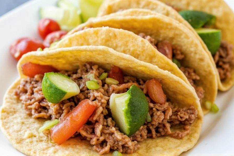 Tasty birria tacos with melted cheese