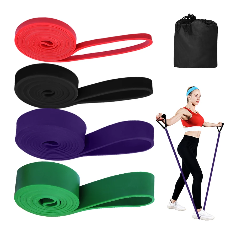 

Amazon Hot Sale Home Gym Powerlifting Body Stretching Resistance Training Pull Up Resistance Band Set, Support customized color