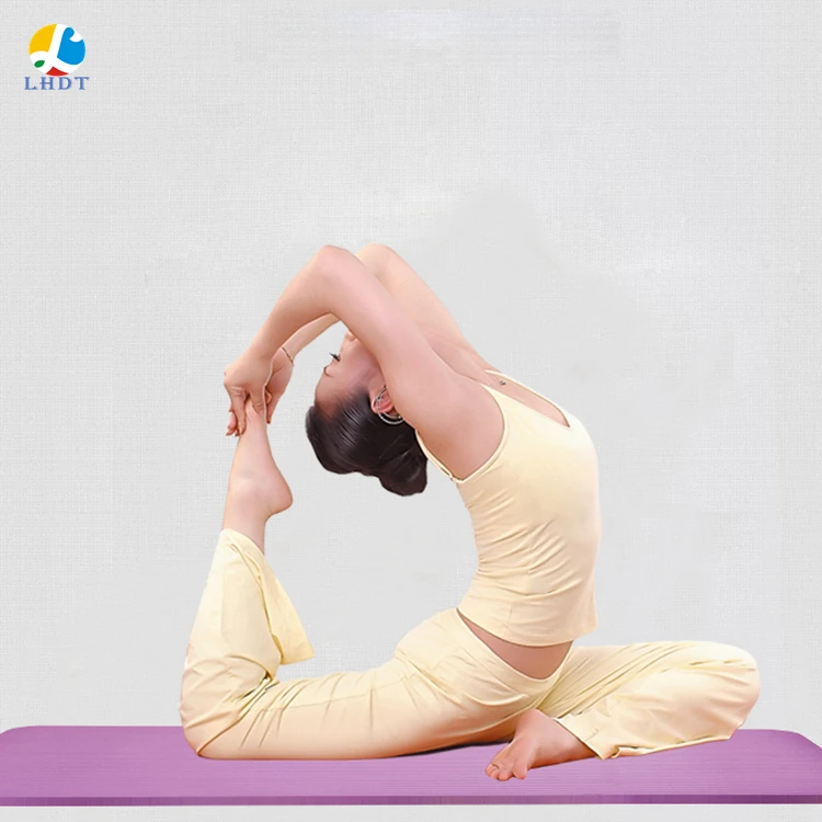 

Factory wholesale Non slipping deformation prevention texture TPE yoga mat, Customized color