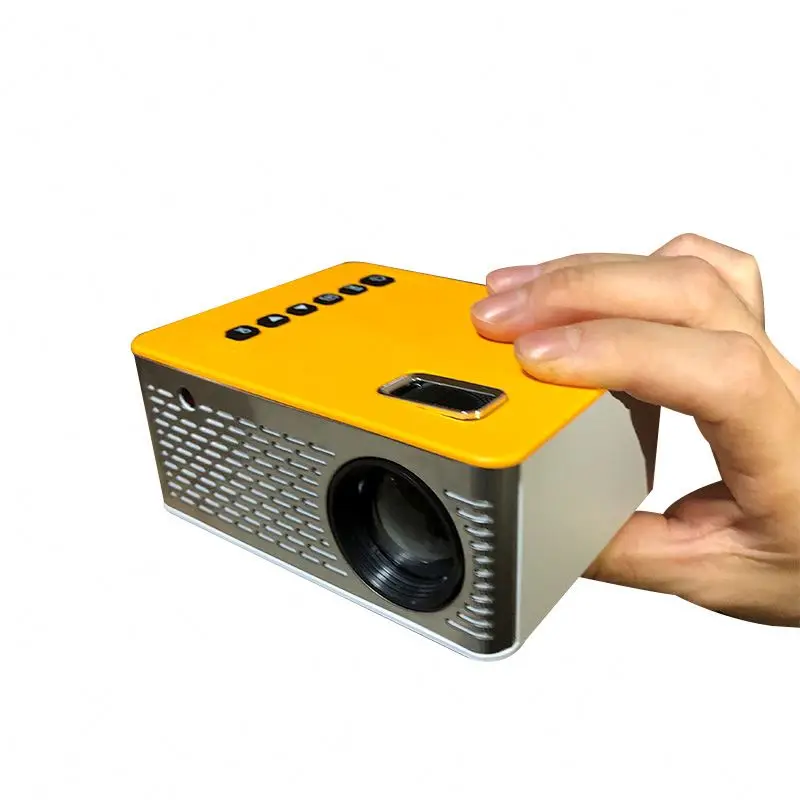 

New Home Mini Pocket Led Movie Mobile Phone UC28D Projector, Yellow