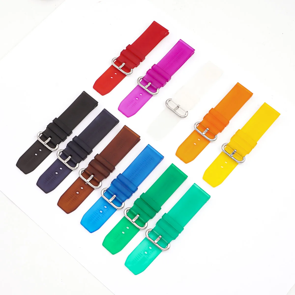 

22mm Matte Transparent Silicone Watch Band for Huawei Watch GT2/GT2 Smart Watch Strap For Samsung Gear S3 Galaxy Watch46mm