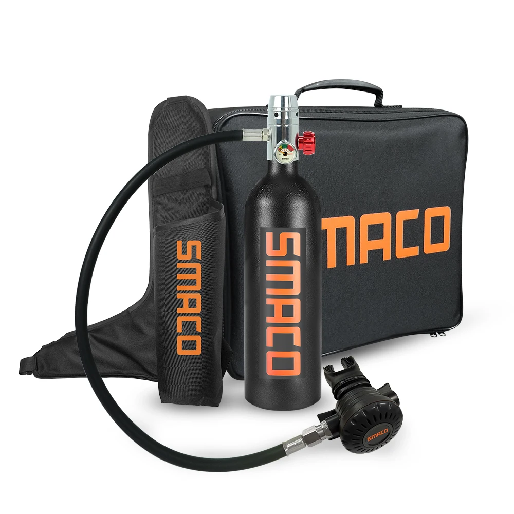 

SMACO Oxygen Cylinders New Product Ideas 2020 Pools Swimming Outdoor Pool Snorkel 1l Scuba Tank Mini Diving Equipment Set, Green.balck.orange