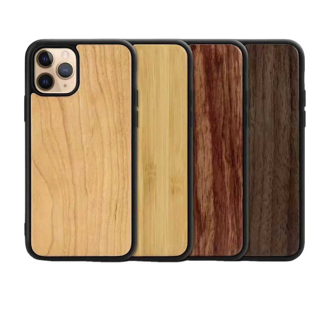

Luxury eco friendly Wood Shockproof Phone Case for iPhone 12 XS MAX 13 pro max case, Multi colors