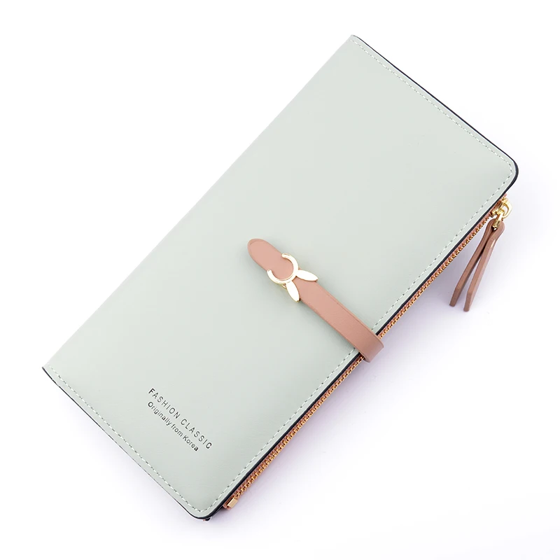 

New student fashion thin wallet branded luxury women wallet genuine leather women, 6 color
