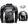 Long sleeve dry fit 3d rash guard compression sportswear CODY LUNDIN