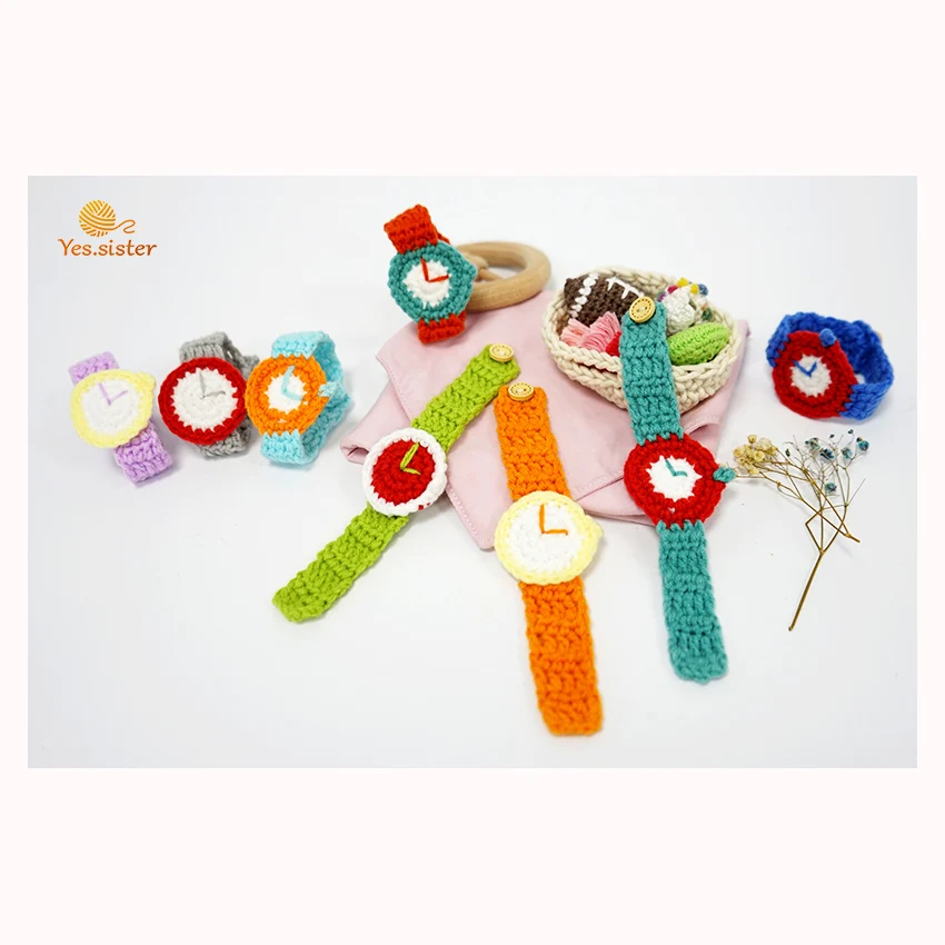 

Hot Fashion Wholesale Handmade Crochet Bracelet Kids Watch