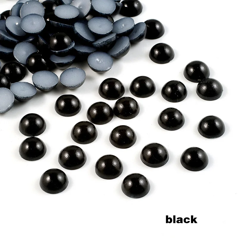 

New Half Pearl  Light Pink Color Half Round Flatback Plastic loose Pearl Beads For Jewelry making Wholesale, Colorful