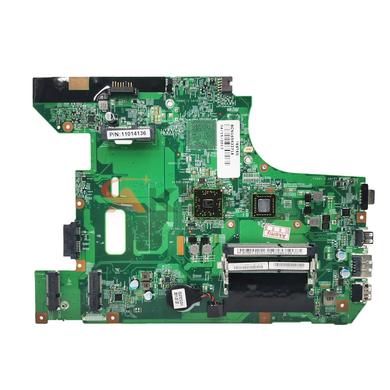 

48.4VV01.011 Mainboard For Lenovo ideapad B575 B575E laptop motherboard DDR3 with AMD CPU 100% fully tested