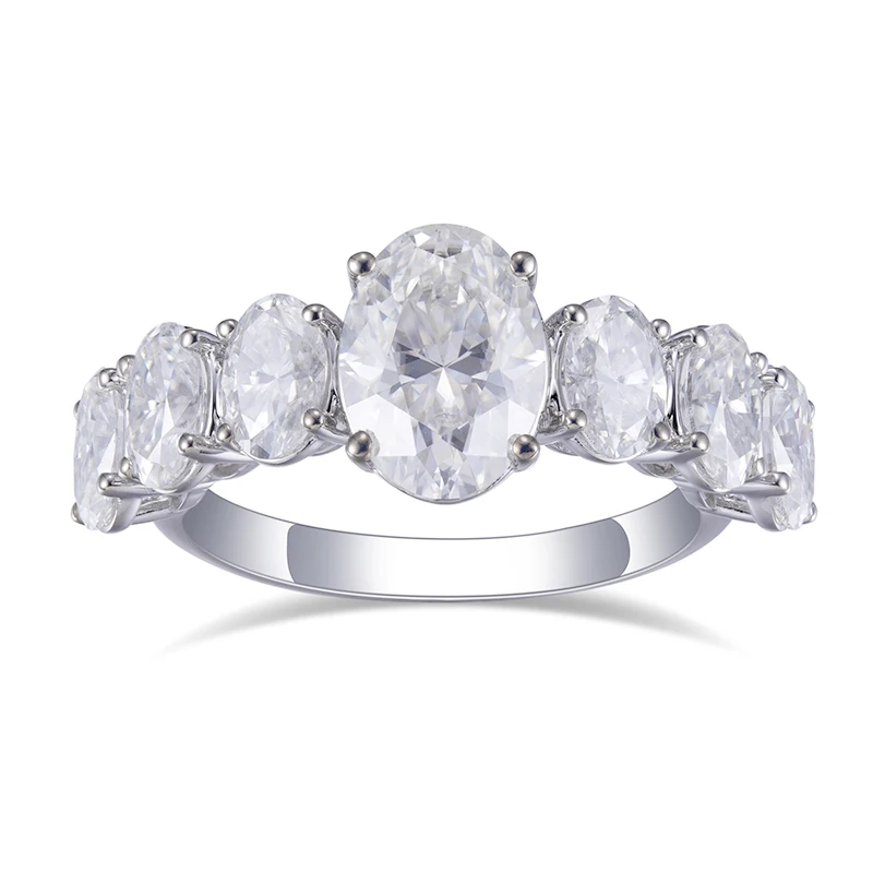 

Messi Gems fashion wedding ring women gift gold jewelry 14K Gold gold DEF Moissanite diamond ring