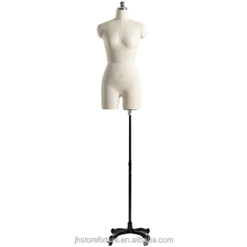 

high end clothes store showroom display female torso window display mannequin half full body female mannequin