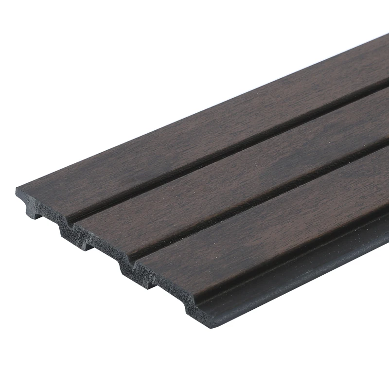 

Wangbin factory price custom interior decorative strip wood plastic composite cladding wood alternative WPC w