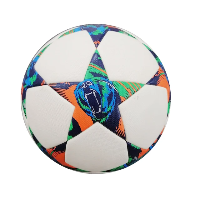 

Soccer Sport Ball Size 5 Gift Custom Football Outdoor Surface pattern the criv football, White