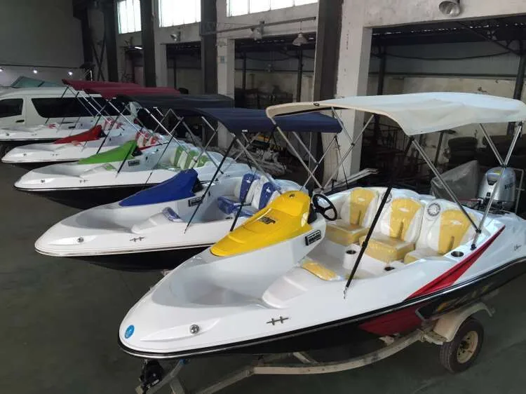 7.3m fiberglass fishing boat yacht with good price from flit boat co