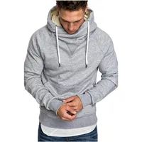 

Men Plain Basic Pullover Fleece Hooded Warm Up Dance Sweatshirt
