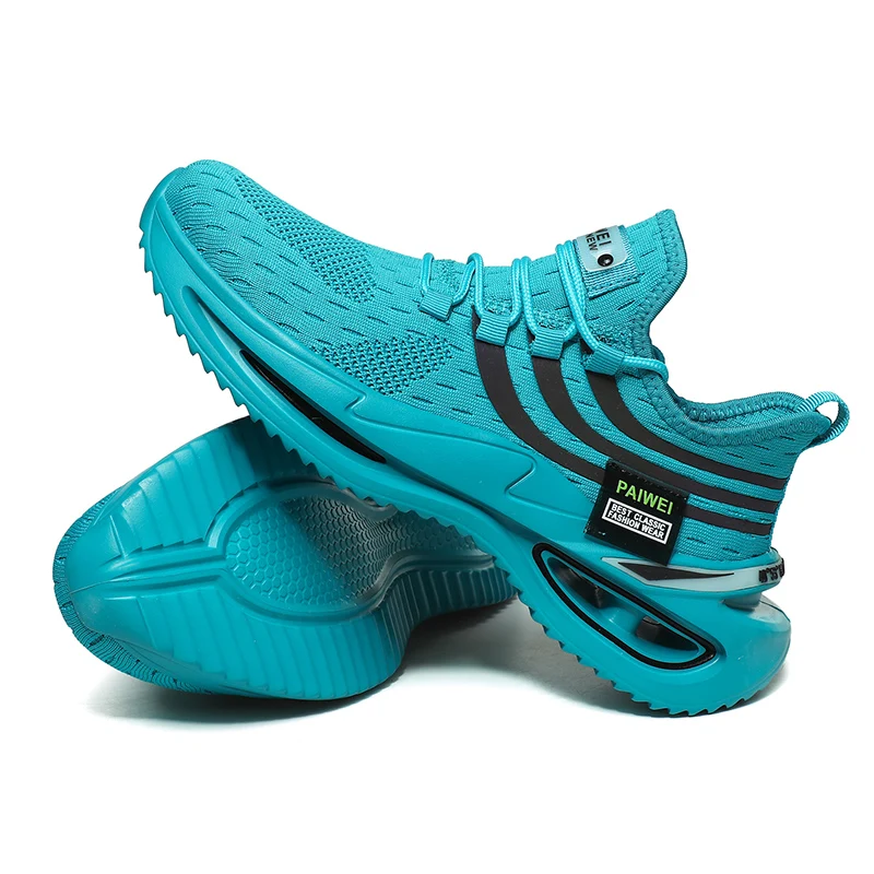 

Design New Shoes Men Platform Sneakers Chunky Blue Street Trend Sports Jogging Running Shoes Man Basket Homme Big Size 45 46