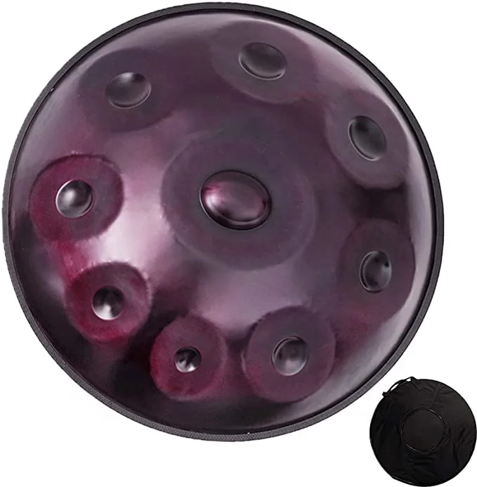 

Handpan Instrument Percussion professional G tuning music education Portable steel tongue hand drums