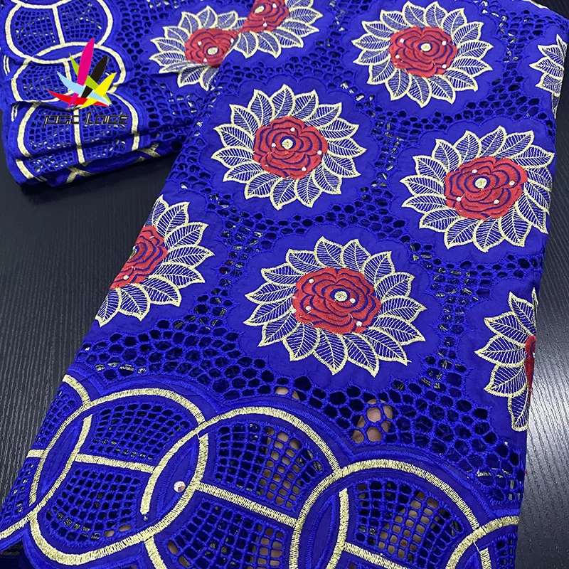 

Latest Fabric Nigerian Hot Sell Nigerian Purple Cotton Dry High End Quality Materials 2020 High Quality African Dry Lace