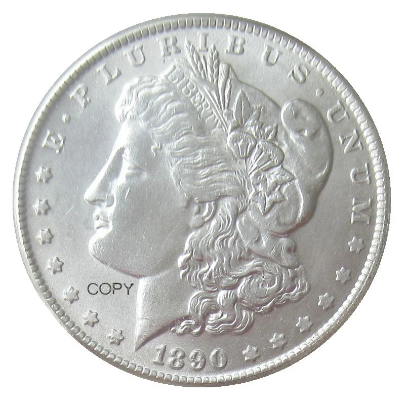 

1890 CC Morgan Dollar 90 Silver 10 Copper Reproduction USA Decorative Custom Coins