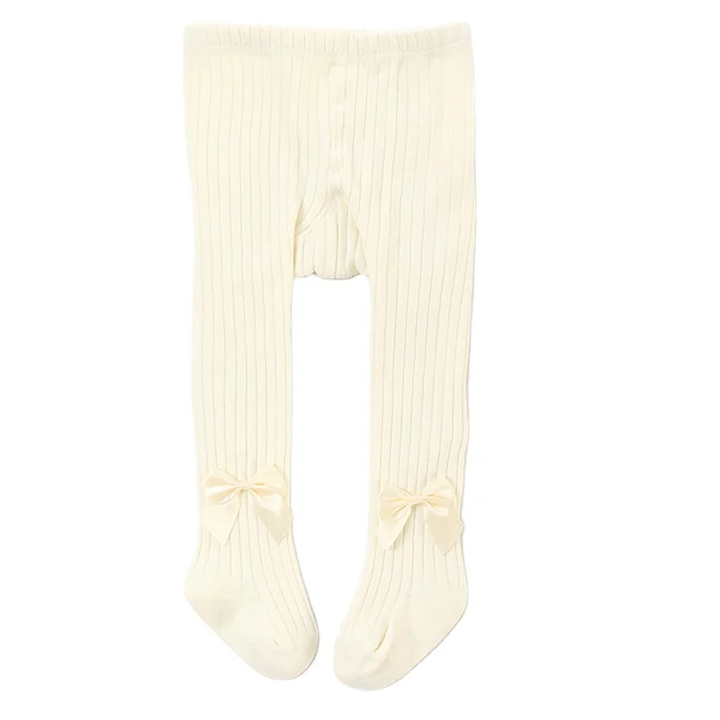 

Children's Cotton Fabric Solid Color Brushed Girls' Knitted Pantyhose