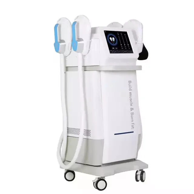 

Portable 2 handles air- cooling system 7 tesla electromagnetic ems muscle stimulation machine