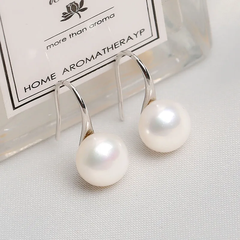 

Hai yang High Heels fresh water pearls sterling silver s925 earring, White/pink/purple