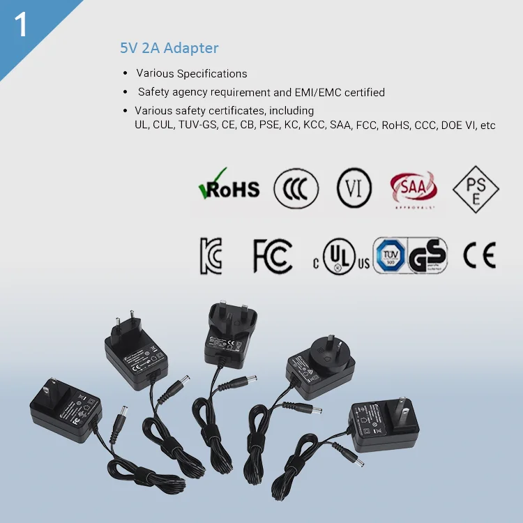 
Universal US USA Plug Wall Mount Switching Power Supply Adapter AC DC 3V 4.5V 5V 6V 7.5V 9V 12V 1A 2A 