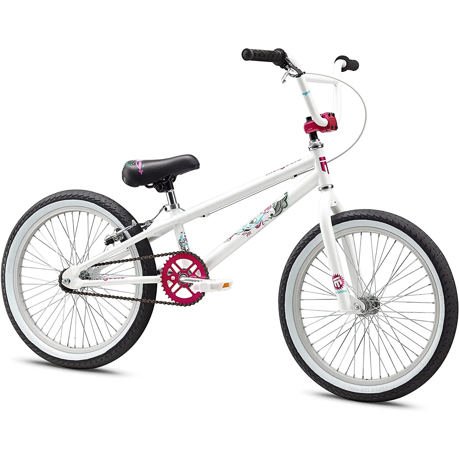 

Wholesale Modern Design Steel Disc Brake White/Pink Variable Speed Kids Sports Bicycle, Picture shows