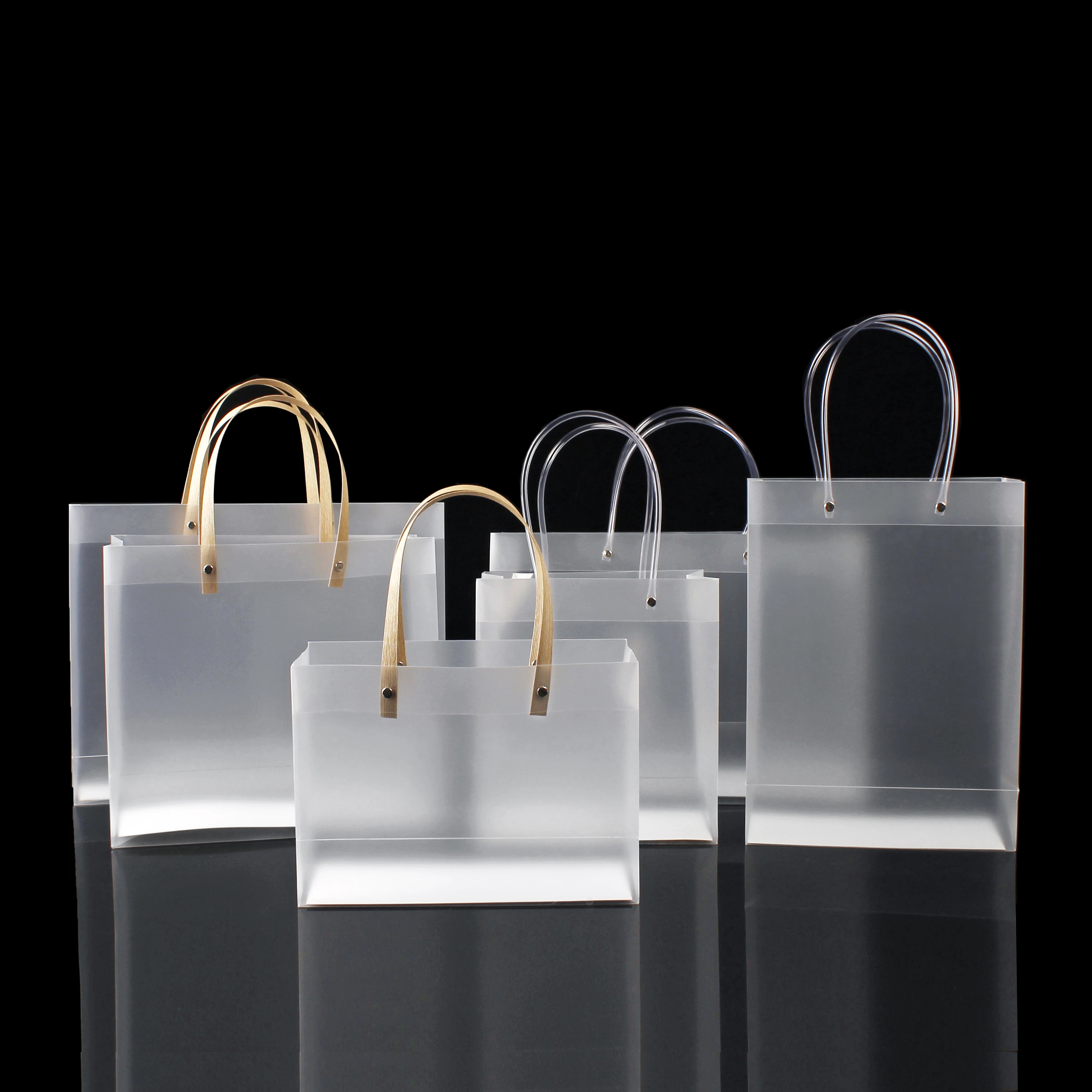 

Attractive price new type clear custom pp bag tote, Customized color