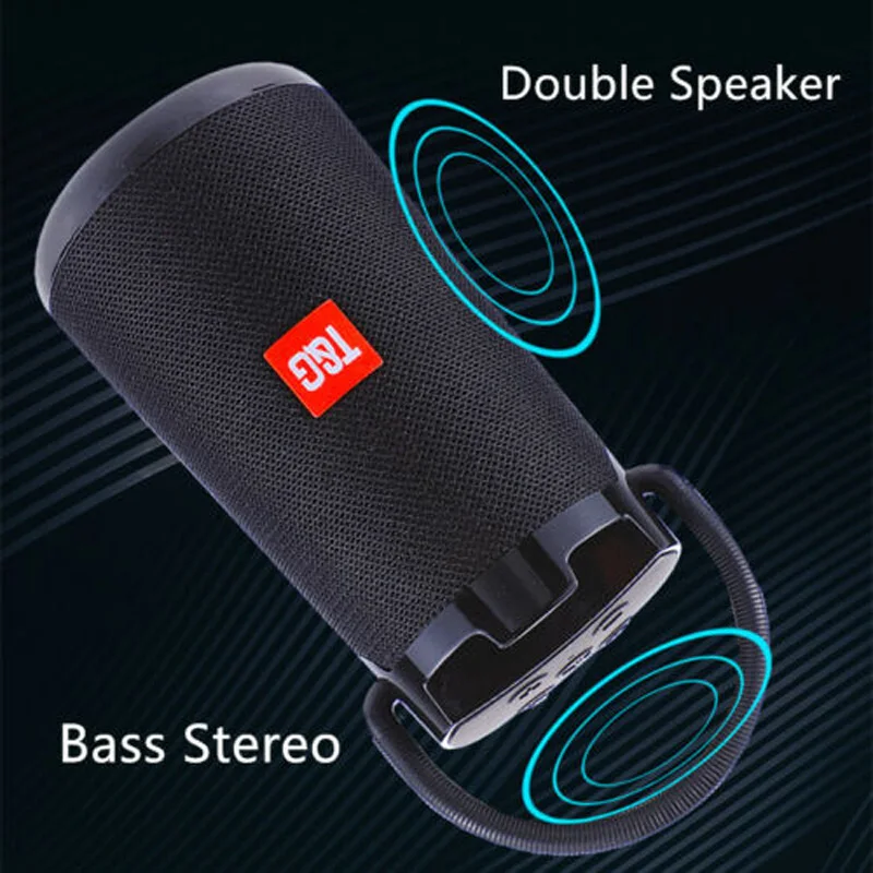 SIAKI 30W high power TG138 outdoor waterproof portable stereo wireless BT speaker car subwoofer support FM radio TF card - ANKUX.COM