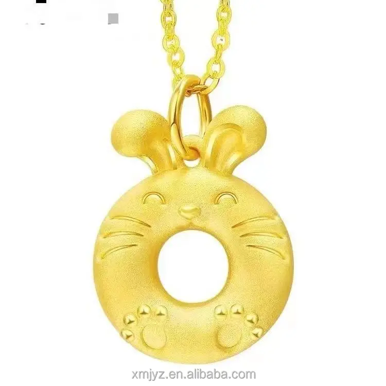 

Internet Hot Moon Bunny Necklace Light Luxury Minority High-Grade Ins Women's Gold-Plated Choker Gift