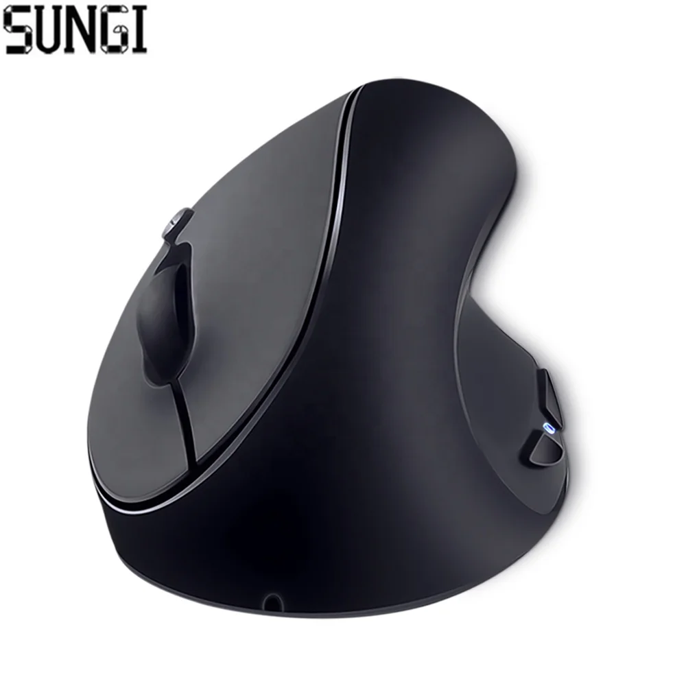 

Factory Supply Rechargeable Battery Ergonomic Wireless Mouse 2.4GHz Optical Vertical Mice with 3 Adjustable DPI