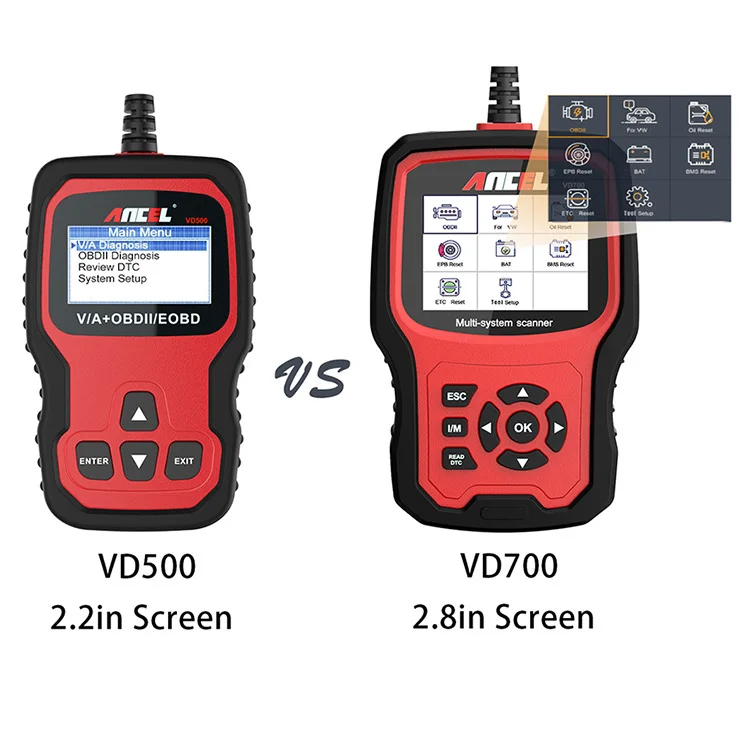 ANCEL VD700 Airbag & Electronics