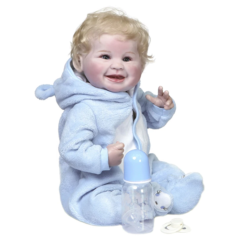 Npk, boneca de bebê reborn original 55cm, bebê recém-nascido realista,  conjunto de vestido de pato, boneca adorável com peso facial, cabelo  enraizado de alta qualidade - AliExpress