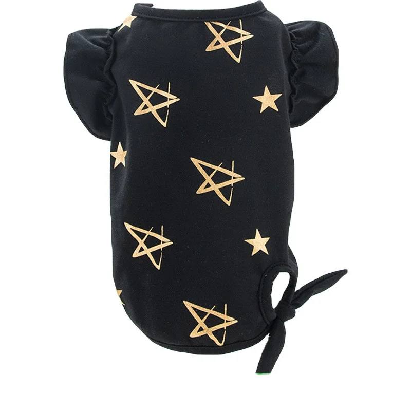 

RL169 2020 new spring and summer star princess T-shirt dog clothes