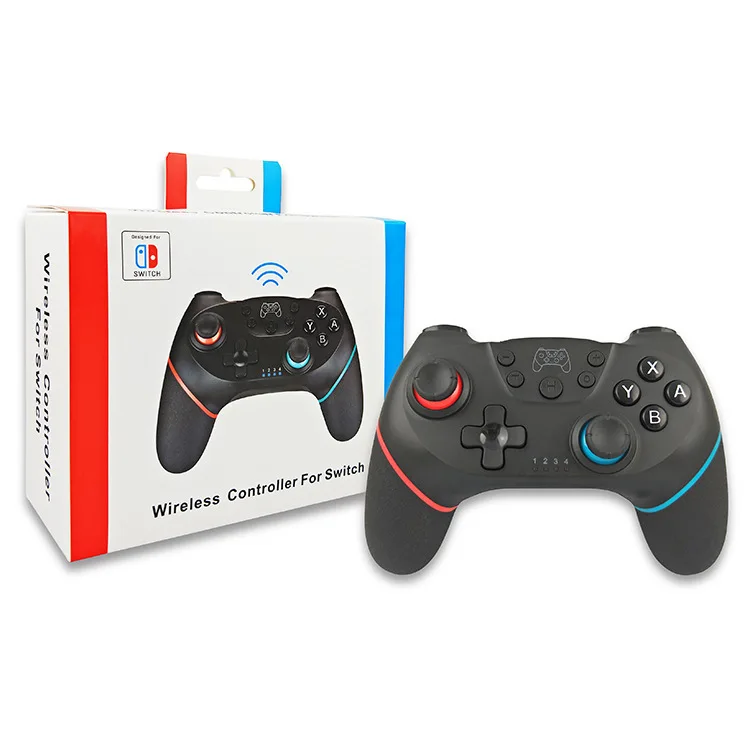 

BT Wireless Gamepad for Switch Pro Controller for Nintendo Switch Gamepad Joystick Real Six Axis Dual Shock Support PC