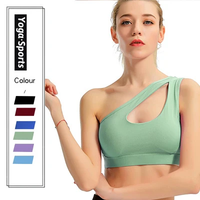 

2021 newly designed unique high-quality yoga hollow wholesale quick dry sport bra popular, Customized colors