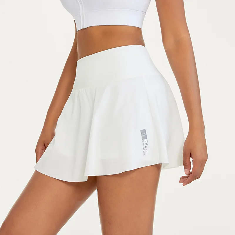 

2022 hot selling High waisted pleated skirts with pockets workout sports skirts for women